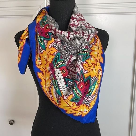 Tiffany & Co. Accessories - Vintage Tiffany & Co. silk scarf